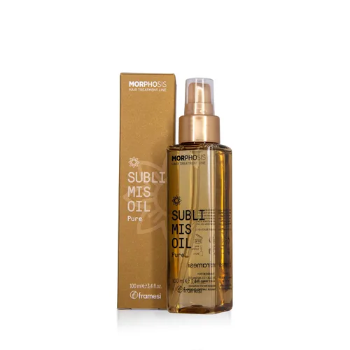 FRAMESI Morphosis Sublimis - Aceite puro para el cabello, 3.4 onzas líquidas, hidrata y revitaliza el cabello, ingredientes naturales, seguro para