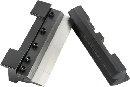 Miniatura 13 de KAKA INDUSTRIAL BDS-4, Juego de matrices de freno de tornillo de chapa de 4 pulgadas, montaje de tornillo de banco magnético
