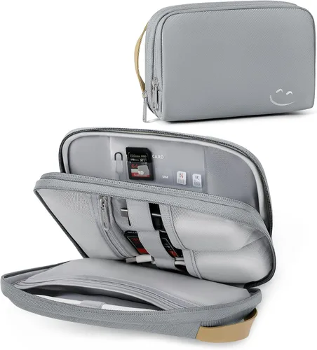 Miniatura 10 de Travelkin - Organizador de cables de viaje, organizador electrónico, bolsa organizadora de cables para cables, cargadores de teléfono, tarjeta SD