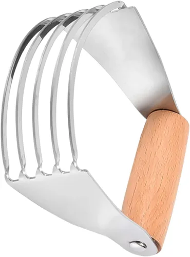 Cortador de masa de acero inoxidable, licuadora de pastelería, herramienta de horneado manual para masa y mantequilla fría, utensilio de cocina para