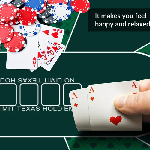 Miniatura 5 de nuveti Tapete de póquer Texas Hold'em de 70 x 35 pulgadas, portátil, de goma, impermeable, con reducción de ruido, para cualquier juego de mesa
