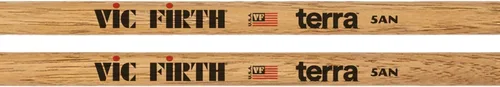 Miniatura 3 de Vic Firth 5ATN Terra - Baquetas de madera, punta de nailon, paquete de 4 pares