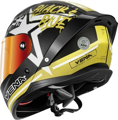 Miniatura 3 de YEMA DOT Approved Full Face Motorcycle Helmet for Adults, Unisex Moped & Street Bike Helmet with Adjustable Air Vents - Lightweight, Comfortable Fit