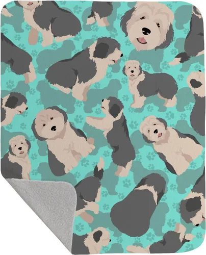 Miniatura 47 de Caroline's Treasures MLM1042LQB Airedale Terrier - Manta acolchada de 50 x 60 pulgadas, diseño de ilustraciones para cama, sofá, suave y ligera
