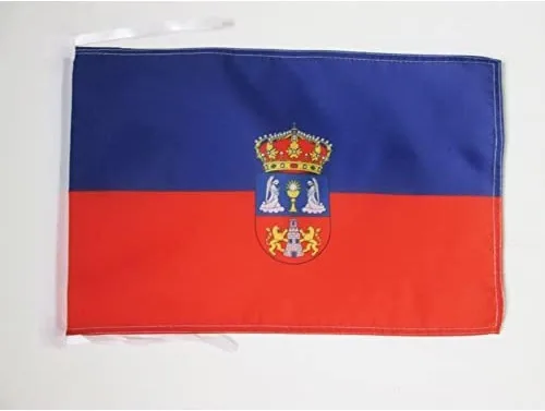 Miniatura 1107 de Bandera de México AZ FLAG, 45.7 x 30.5 cm, con cordones - Pequeñas banderas mexicanas de 30 x 45 cm - Bandera de 45.7 x 30.5 cm