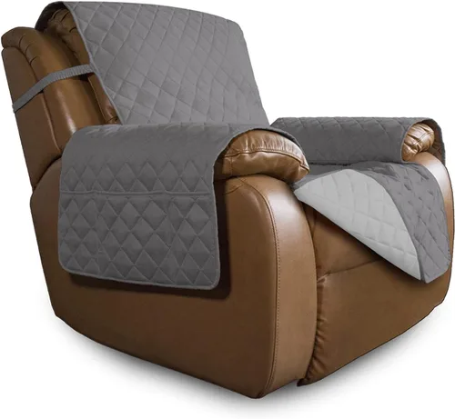 Miniatura 164 de Easy-Going - Funda para sofá, futón y sillón sin reposabrazos, reversible, resistente al agua, para mascotas y niños (azul oscuro/azul claro)