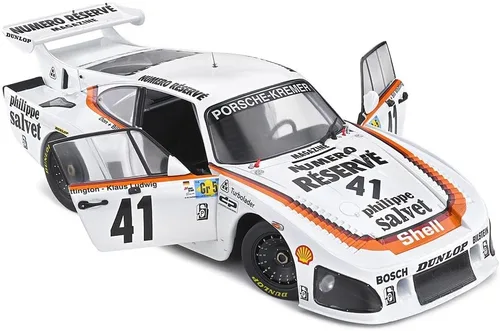Miniatura 9 de Solido S1805404 1:18 Porsche 935 'Mobydick' 6h Mid Ohio 1983 Coche miniatura coleccionable, Multi