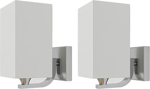 Miniatura 7 de Juego de 2 apliques de pared a pilas con control remoto regulable de 200 lúmenes, paquete de 2 lámparas de pared a pilas sin necesidad de cableado