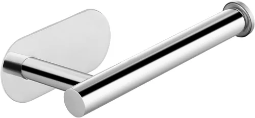 Miniatura 14 de Soporte para papel higiénico autoadhesivo, sin taladrar para baño, baño, baño, soporte de pared, acero inoxidable (dorado)