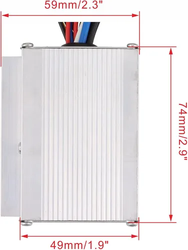 Miniatura 2 de WOOSTAR Controlador de velocidad para motocicleta 24V 250W de repuesto para scooter eléctrico, bicicleta eléctrica, bicicleta, triciclo, cepillo