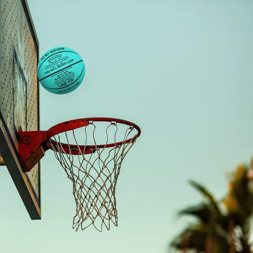 Miniatura 6 de K KENON Balón de Baloncesto Personalizado Grabado Personalizado para Hija Hijo Nieta Nieto Sobrino Sobrina Regalos de Navidad Cumpleaños - Nunca lo