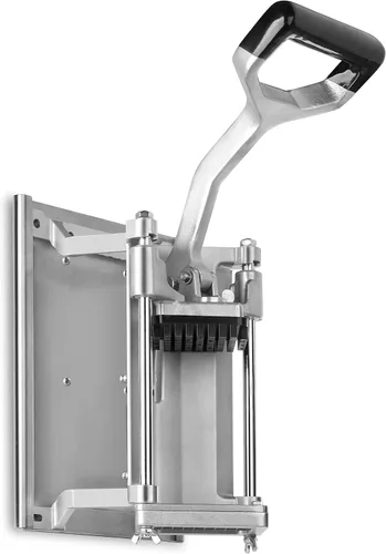 Miniatura 2 de New Star Foodservice 7006872 Cortador de papas fritas extra resistente 3/8" con soporte de pared, mostrador fijo o montaje en pared