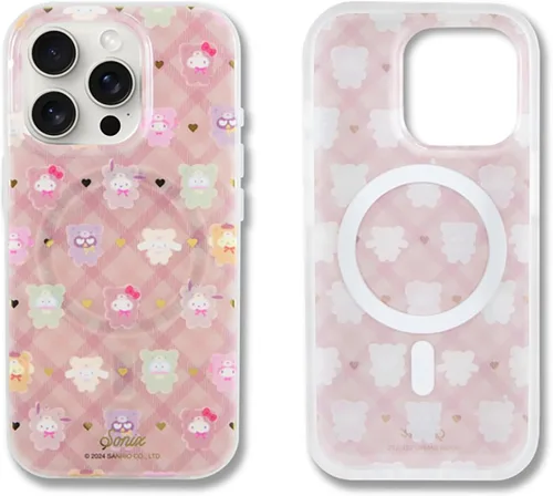 Miniatura 143 de Sonix x Sanrio - Funda para iPhone 15 Pro, compatible con MagSafe, probada en caídas de 10 pies, adivinador Kuromi