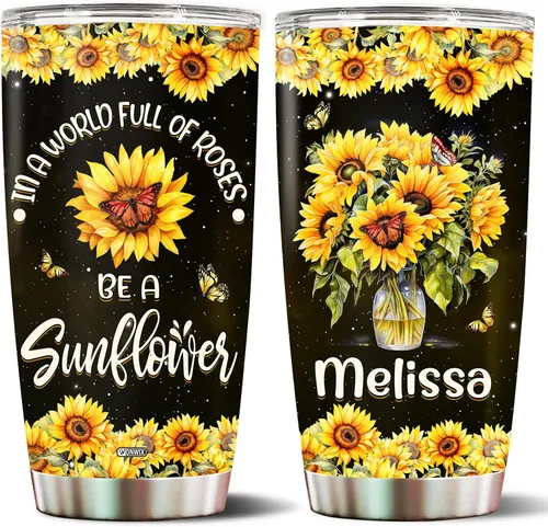 Miniatura 14 de Regalos personalizados de bajo para hombres, taza de café aislada de acero inoxidable de 20 onzas, vaso de viaje con tapa, regalo para amantes