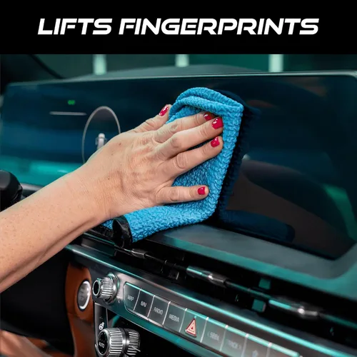 Miniatura 3 de Paño de microfibra VIKING para limpieza de vidrio para auto y hogar, toallas de vidrio para espejos y marcos de fotos, y kit de detalle para auto