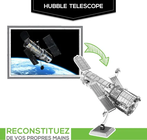 Miniatura 2 de Metal Earth Fascinations Hubble Telescope 3D Kit de modelo de metal