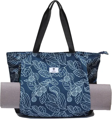 Bolsa para esterilla de yoga ESVAN, bolsa de mano para yoga, bandolera para esterilla de yoga, bolsa de transporte para oficina, yoga, pilates,