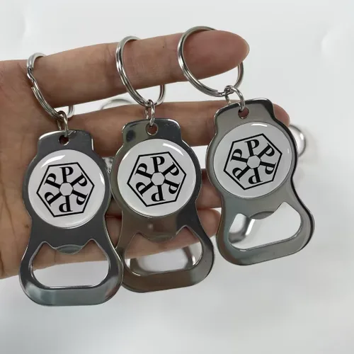 Miniatura 4 de Abrebotellas de sublimación redondo personalizado a granel con tu foto logotipo texto grabado láser barman abridor de velocidad personalizado
