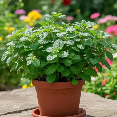 Miniatura 3 de 1000 semillas de menta - Hierba verde fresca para jardín de cocina y plantación de contenedores, variedad de crecimiento rápido
