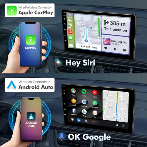 Miniatura 3 de Estéreo de coche Android 13 con pantalla táctil IPS de 9 pulgadas para Nissan Altima 2014-2018 con CarPlay inalámbrico y Android Auto 4+64GB Radio