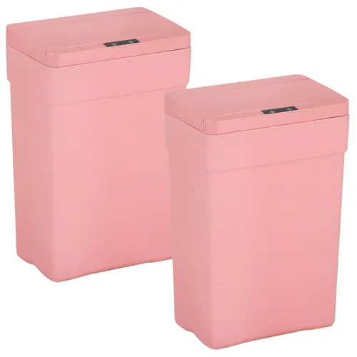 Miniatura 13 de BestOffice Bote de basura automático de 13 galones para cocina, sin contacto, de alta capacidad, con tapa, para dormitorio, baño, hogar, oficina, 50