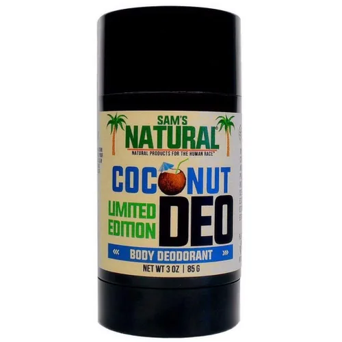 Sam's Natural Desodorante – 3 oz – Regalos navideños – Relleno de calcetines – Natural – Vegano y libre de crueldad – El favorito de Estados Unidos