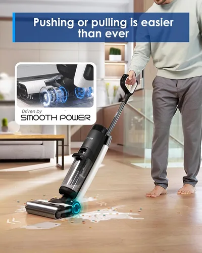 Miniatura 11 de Aspiradora inalámbrica Tineco Floor ONE S7 FlashDry Smart para seco y húmedo, tiempo de ejecución prolongado, ideal para desordenes pegajosos