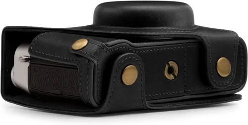 Miniatura 2 de MegaGear MG1892 Ever Ready - Funda de piel auténtica para cámara compatible con Fujifilm X100V, color negro