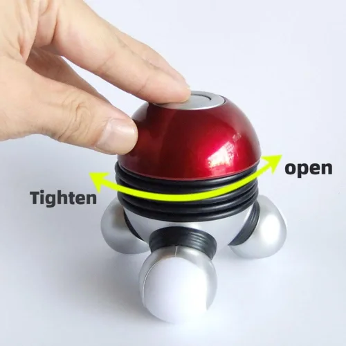 Miniatura 6 de Mini masajeador de mano, potentes vibraciones de masaje 2025 para alivio muscular y relajación, masajeador corporal vibratorio portátil con luz LED