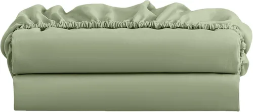 FreshCulture Sábana Bajera King Solamente Paquete de 2 – Sábana bajera de calidad de hotel tamaño King – Ultra suave y transpirable – Microfibra