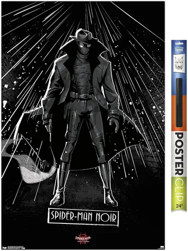 Miniatura 14 de Trends International Marvel Spider-Man - Póster de pared con texto en inglés "Into The Spider-Verse", de Spider-Man Noir, 14.725 x 22.375 pulgadas