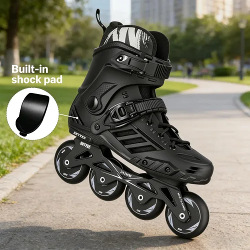 Miniatura 6 de Patines en línea para mujeres y hombres, patines de alto rendimiento para adultos, hombres y mujeres, patines profesionales para fitness al aire
