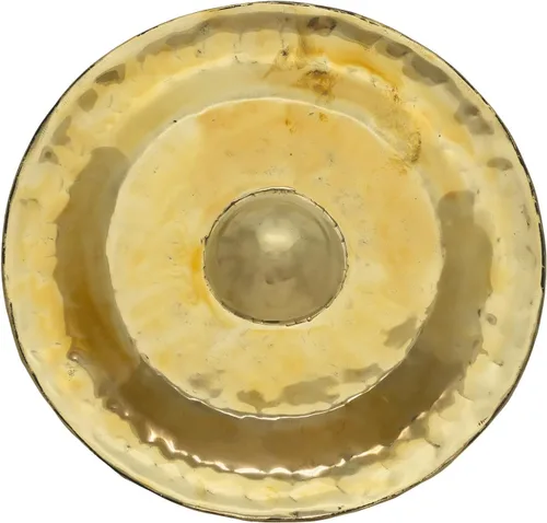 Gongs tailandeses dorados para pezón, incluye cuerda para colgar y mazo/fácil de tocar/tono brillante/fabricado en Tailandia/para curación de sonido