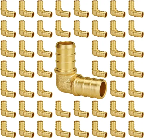 Miniatura 41 de SUNGATOR Paquete de 50 accesorios Pex de 1/2" en T, accesorios Pex de 1/2 pulgada en T, sin plomo, de latón, certificados NSF