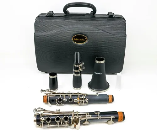 Miniatura 4 de Hisonic Signature Series 2610 Bb Clarinete de orquesta con funda.