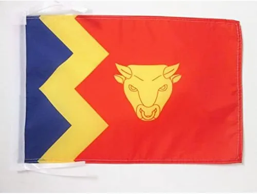 Miniatura 787 de Bandera de México AZ FLAG, 45.7 x 30.5 cm, con cordones - Pequeñas banderas mexicanas de 30 x 45 cm - Bandera de 45.7 x 30.5 cm