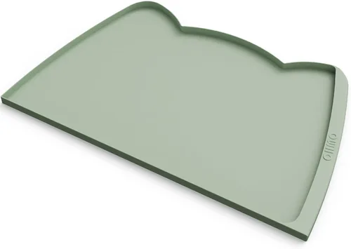 Miniatura 78 de OHMO - Tapete de silicona para alimentos para gatos, tapete de alimentación de mascotas para el piso, antideslizante e impermeable, bandeja de agua