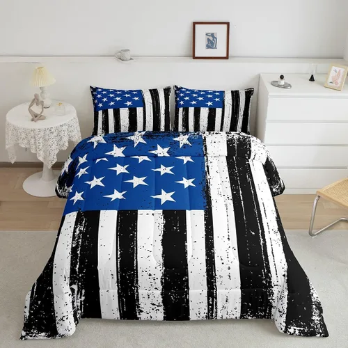 Miniatura 9 de Juego de ropa de cama de hurón tamaño individual para niños, diseño de dibujos animados de hurones para niños, bonito edredón acolchado de animales