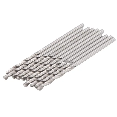 Miniatura 8 de Juego de brocas de acero de alta velocidad de 0.069 in de vástago recto para perlas de perlas herramientas de perforación de joyería