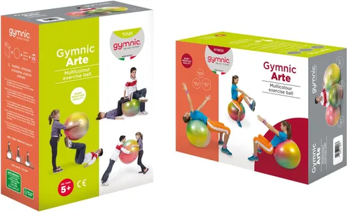 Miniatura 7 de Gymnic Arte Plus - Pelota de ejercicio resistente a explosiones (21.7 in)