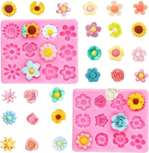 Miniatura 5 de Molde de hojas de silicona para fondant, molde de hojas de árbol para decoración de pasteles, molde de caramelo de hojas de arce, decoración