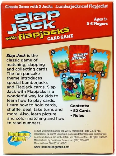 Miniatura 8 de Continuum Games Slap Jack Flap Jacks - Juego de cartas para niños a partir de 4 años