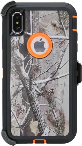 Miniatura 11 de Funda para iPhone XR (6.1 pulgadas) con 2 protectores de pantalla Resistente de cuerpo completo de grado militar protección contra caídas Funda