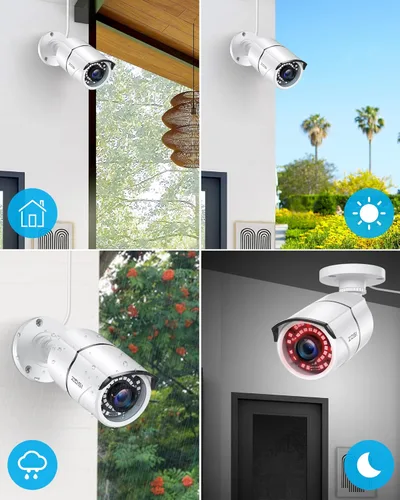 Miniatura 6 de ZOSI ZG2615E - Cámara de seguridad impermeable POE de 5MP con visión nocturna para sistema de vigilancia de alimentación a través de Ethernet