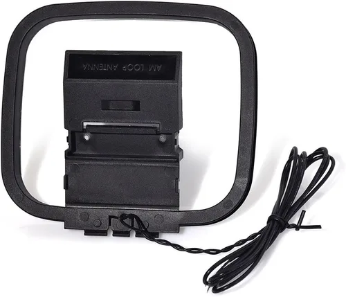 Miniatura 7 de Bingfu Antena dipolo de radio FM de 75 ohmios Antena de bucle AM para receptor estéreo en el hogar Pioneer interior Onkyo Yamaha Marantz Radio FM AV