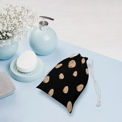 Miniatura 4 de Potato Drawstring Storage Pouch Bags Dust-Proof Gift Durable Bag for Home Travel