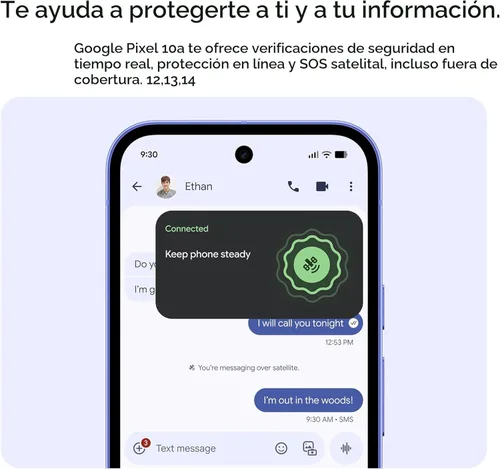 Miniatura 5 de Google Pixel 10a - Smartphone Android desbloqueado - 7 años de caídas de píxeles, batería de más de 30 horas, entrenador de cámara, Gemini Live, Baya