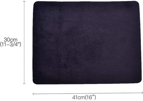 Miniatura 5 de Enjoyer Alfombrilla de cartas de póquer mágica de primer plano, para mago, accesorios mágicos, trucos de mago (negro, 16 x 11-3/4 pulgadas)