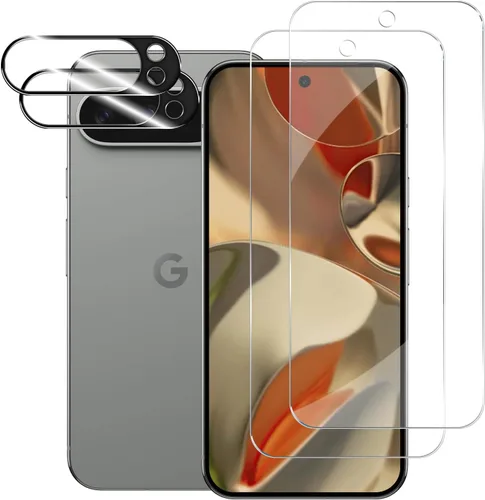 Miniatura 14 de BIGFACE Protector de pantalla de vidrio templado para Pixel 9 + protector de lente de cámara [2 + 2 unidades]