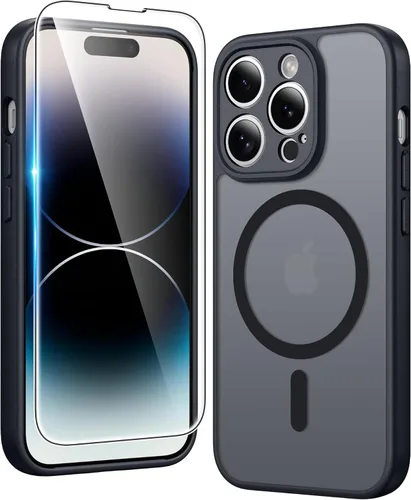 Miniatura 911 de FNTCASE Funda para iPhone 13 Pro-Max: Fundas magnéticas transparentes compatibles con Magsafe Slim anti amarillamiento protección contra caídas